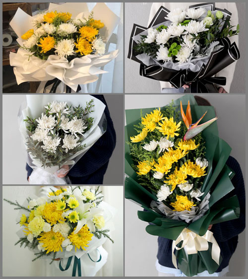 北京昌平区长陵镇白事花束代送